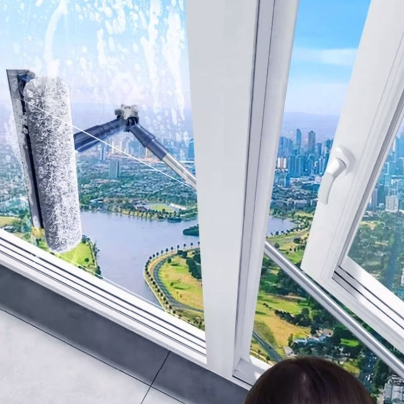Window cleaner for high windows – safely clean from the inside