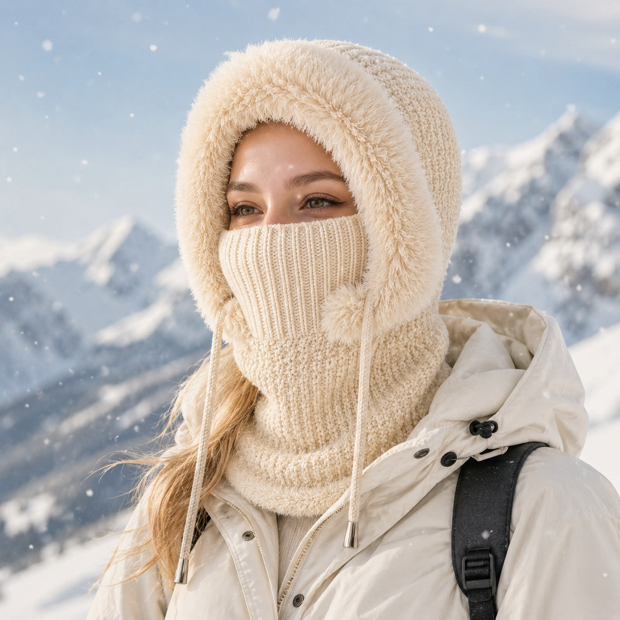 Multifunktionstuch Fleece 3-in-1 für Kopf, Gesicht und Nacken