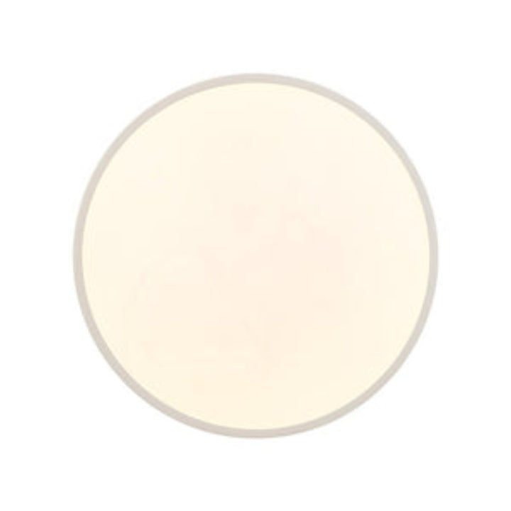 Round LED ceiling light with brass fitting, Ø 30 cm