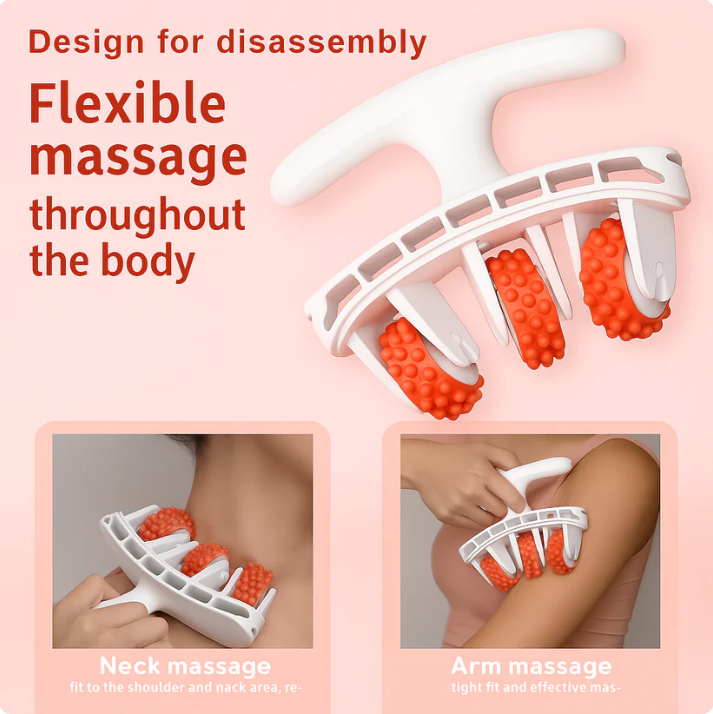 Muscle Massage Roller 3D – Adjustable Frame for Full Body Relaxation