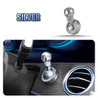 Start button cover skull metal with rhinestones