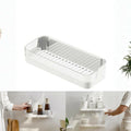 Drill-free shelf with drain – plastic wall shelf