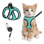 Katzengeschirr mit Luftnetz und Reflektoren