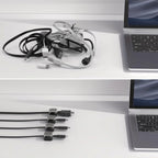 Magnetische KabelclipsOrdnung für Schreibtisch und Zuhause