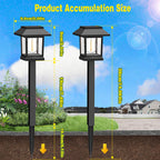 Solar garden light – Warm white light with up to 10 hours of illumination time