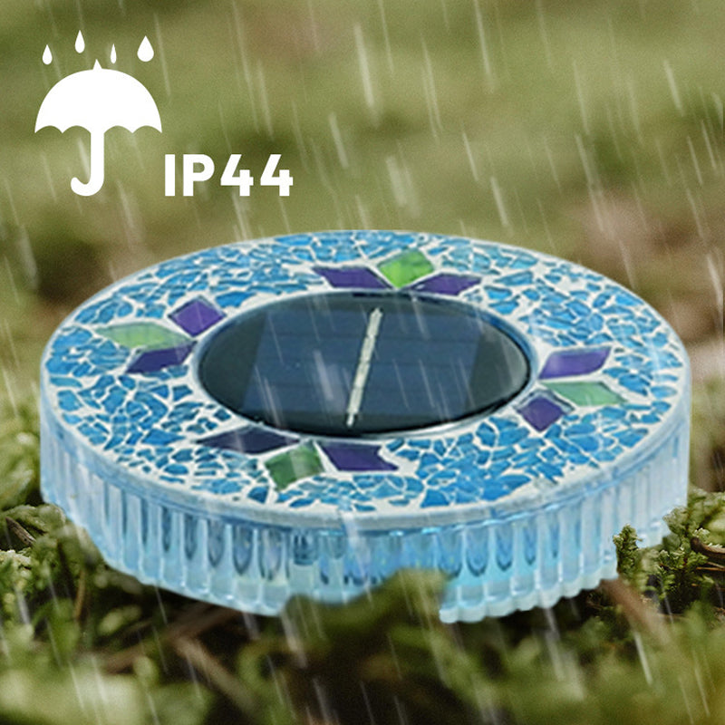 Solar garden lights mosaic design – 6 LEDs, up to 10 hours