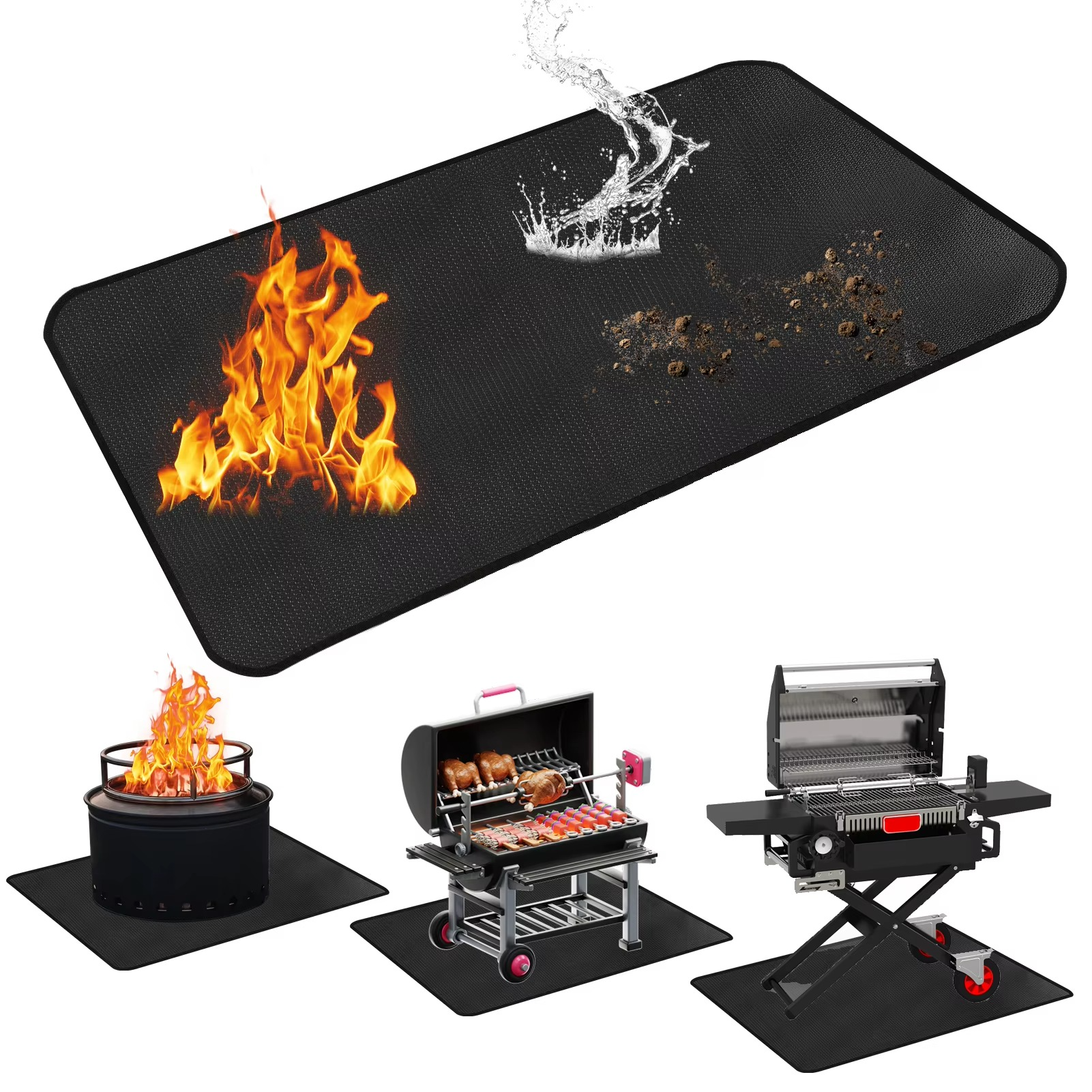 Grillmatte Terrasse – Schutz vor Fettspritzern und Funken