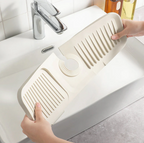 Sink Draining Mat with Splash Guard