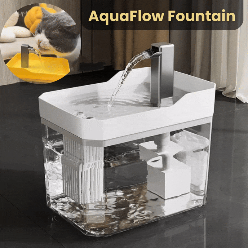 Cat Drinking Fountain 360° with Sensor – 1.5 L Quiet Water Dispenser