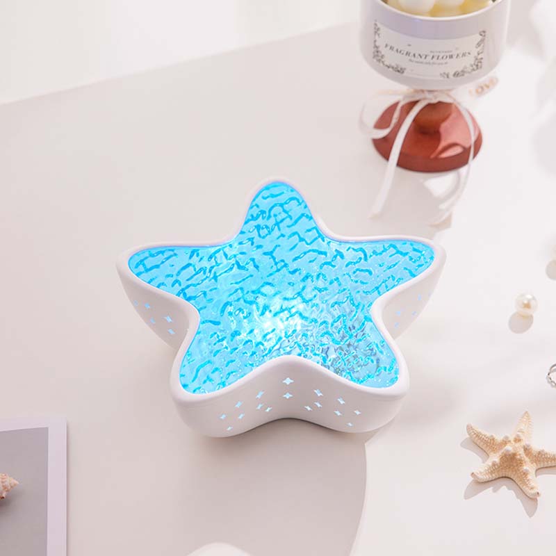 Star projector with 7 color changes and ocean effect