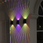 Solar-Wandleuchte mit RGB & Warmweiß – Kabellos & Automatisch -   Mivoza Deutschland