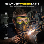 Multifunctional face protection for welding and motorcycling