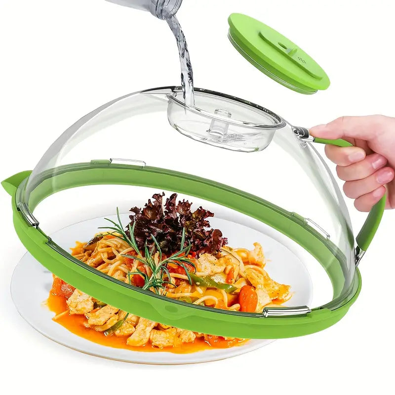 Mikrowellen-Abdeckhaube wiederverwendbar mit Dampfaustritt