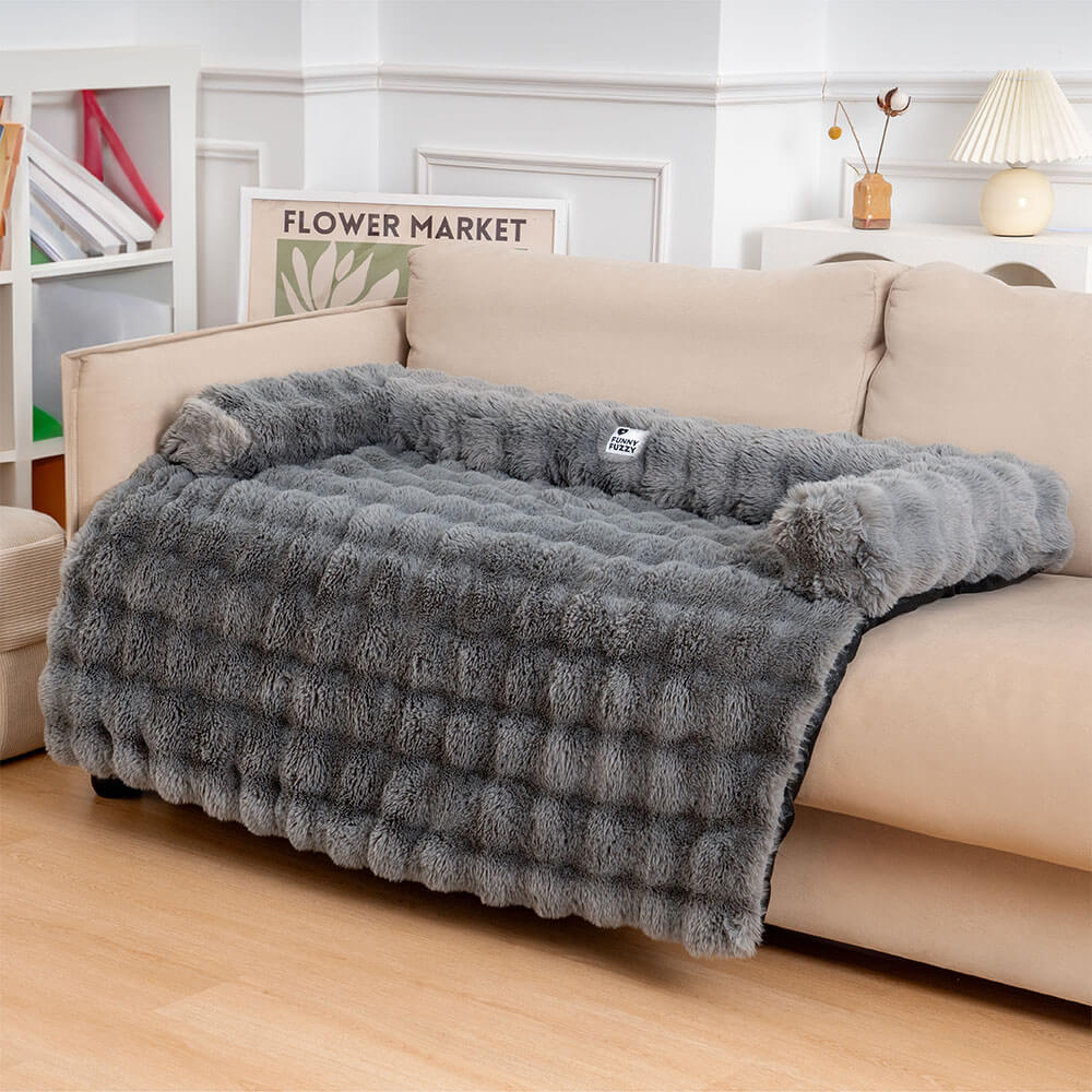 Hundebett Plüsch mit Antislip-Unterseite