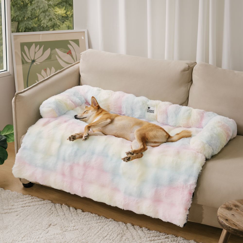 Hundebett Plüsch mit Antislip-Unterseite