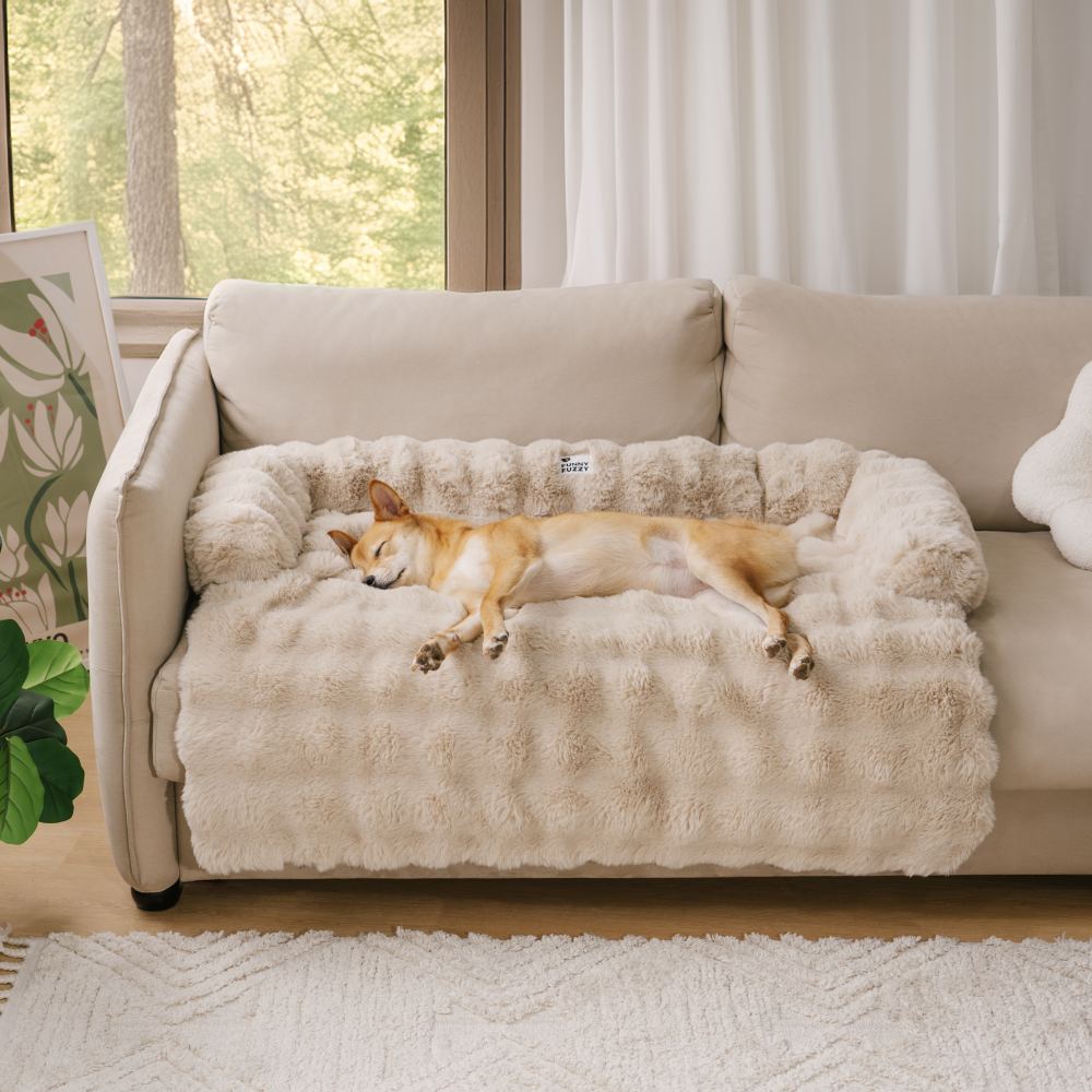 Hundebett Plüsch mit Antislip-Unterseite