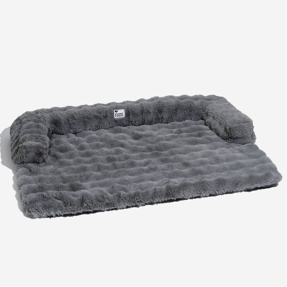Hundebett Plüsch mit Antislip-Unterseite