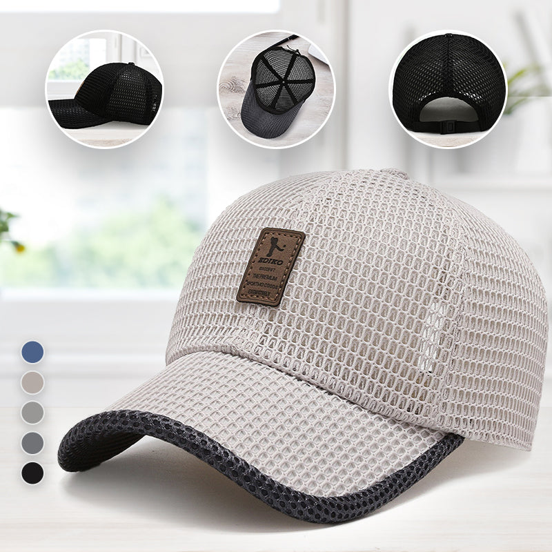 Mesh-Baseballkappe mit UV-Schutz für Sommer-Aktivitäten