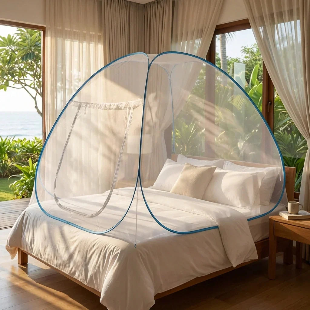 Foldable Tent Mosquito Net 100 cm with Zipper