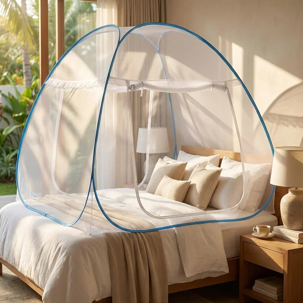 Foldable Tent Mosquito Net 100 cm with Zipper