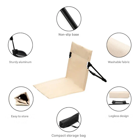 Foldable outdoor chair ultralight 500g