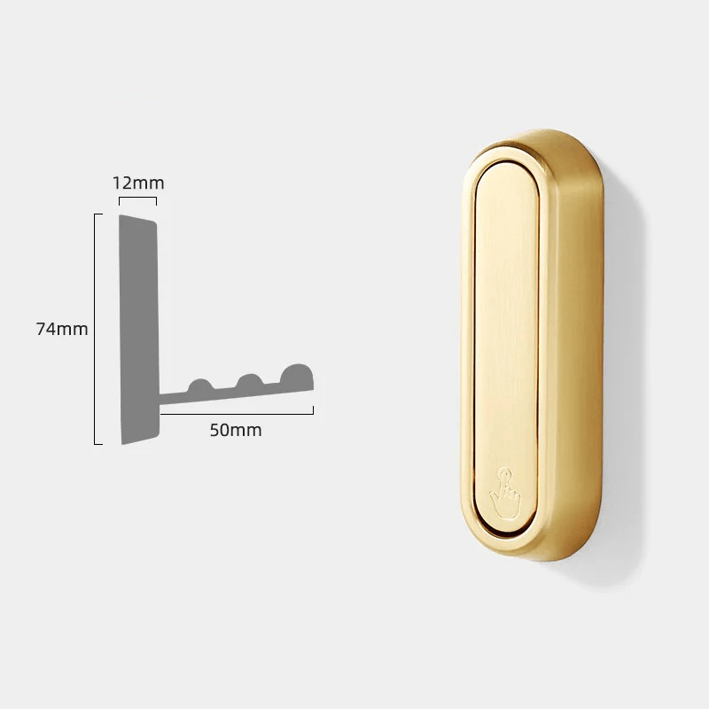 Foldable Metal Wall Hooks – Space-Saving and Elegant