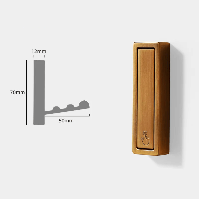 Foldable Metal Wall Hooks – Space-Saving and Elegant