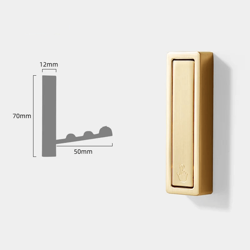 Foldable Metal Wall Hooks – Space-Saving and Elegant