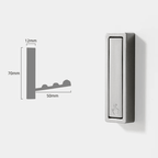 Foldable Metal Wall Hooks – Space-Saving and Elegant