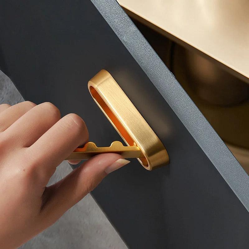 Foldable Metal Wall Hooks – Space-Saving and Elegant