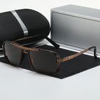Herren Sonnenbrille Gepolarisiert mit Edelstahl-Rahmen