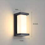 LED-Außenwandleuchte mit Bewegungsmelder IP65 wasserdicht