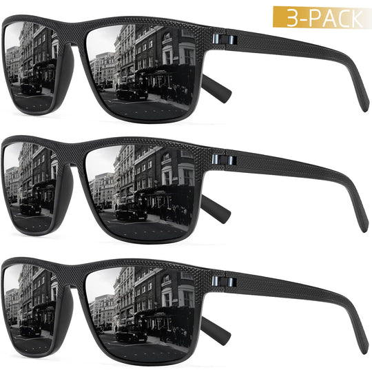 Polarized Sunglasses Set with UV Protection