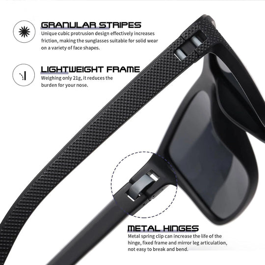 Polarized Sunglasses Set with UV Protection