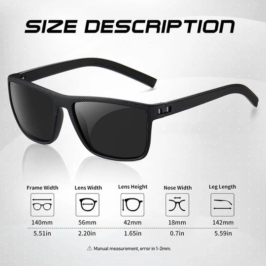 Polarized Sunglasses Set with UV Protection