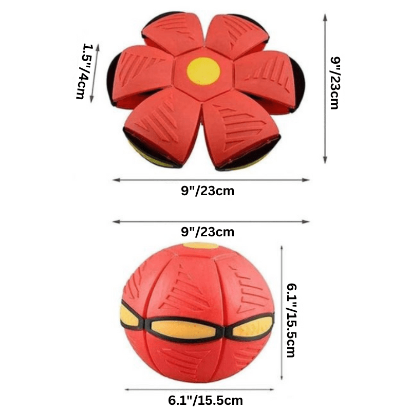 Dog Toy Flying Disc with Ball Shape