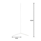 Dimmbare LED-Eck-Stehlampe mit Fernbedienung