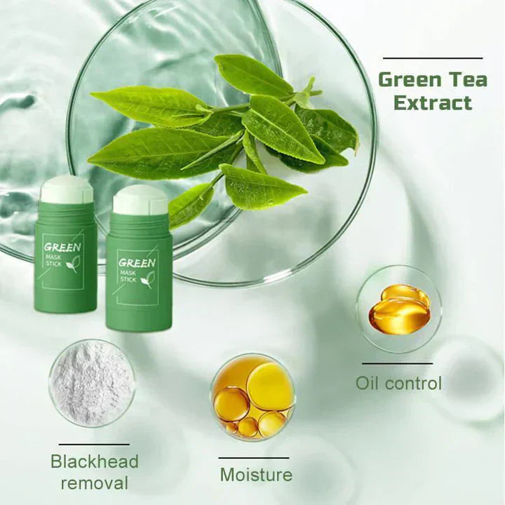Face mask green tea extract for deep pore cleansing