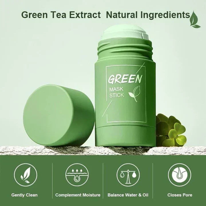 Face mask green tea extract for deep pore cleansing