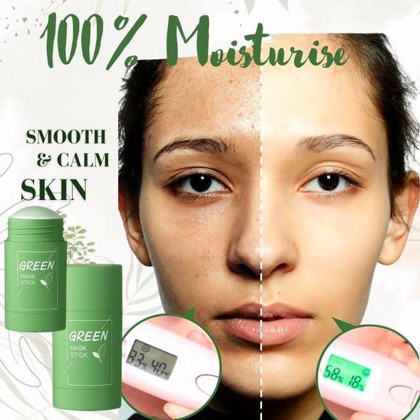 Face mask green tea extract for deep pore cleansing