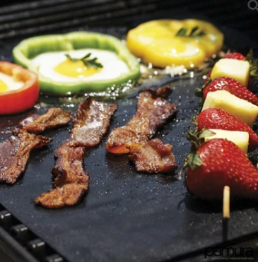 Non-stick grill mat 2-piece set – Clean grilling without residue