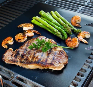 Non-stick grill mat 2-piece set – Clean grilling without residue