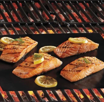 Non-stick grill mat 2-piece set – Clean grilling without residue