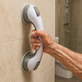 Grab bar with suction cup – no drilling for shower, bath, and toilet
