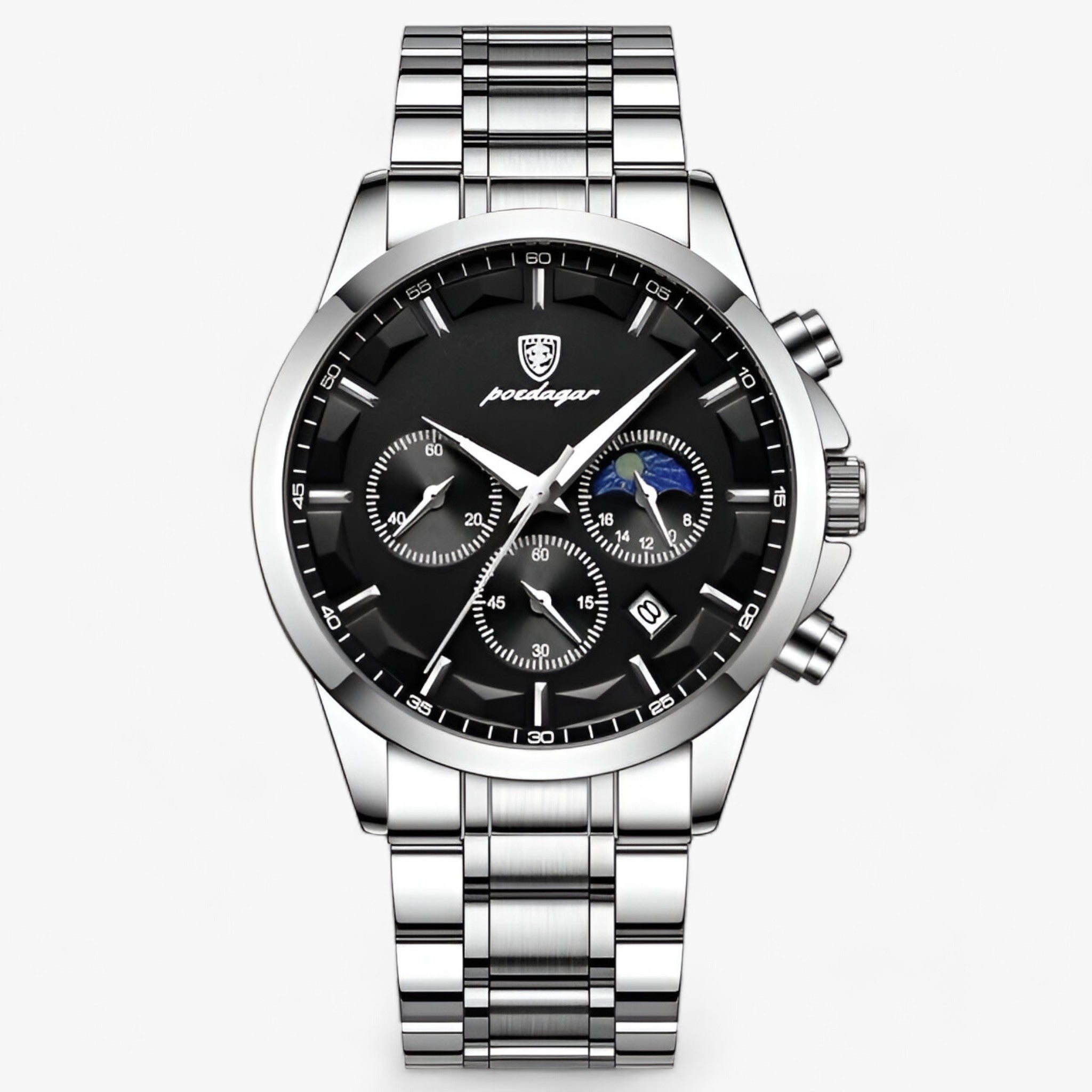 Herren-Chronograph mit wasserdichtem Gehäuse