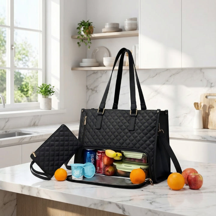 Isolierte Lunch-Tasche -  Schwarz Mivoza Deutschland