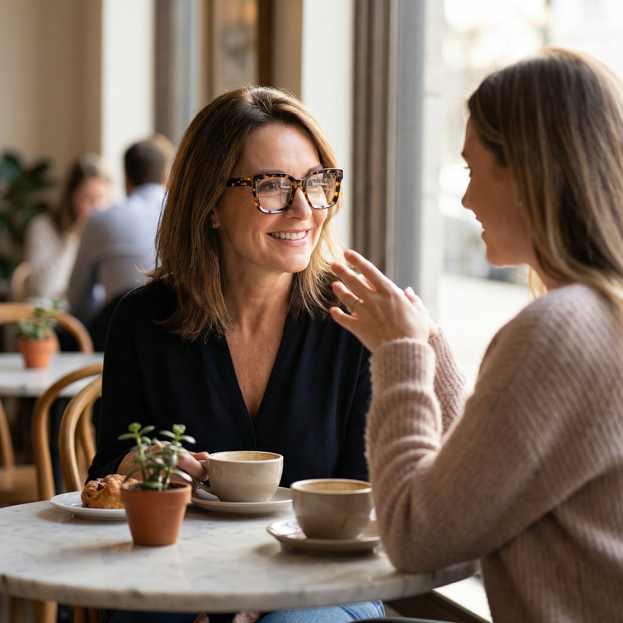 Oversized Reading Glasses with Blue Light Filter