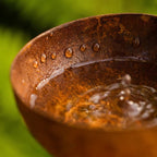 3-stage metal rain catcher for garden