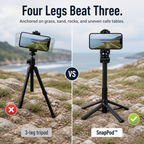 Magnetisches Smartphone-Stativ mit 4 Beinen