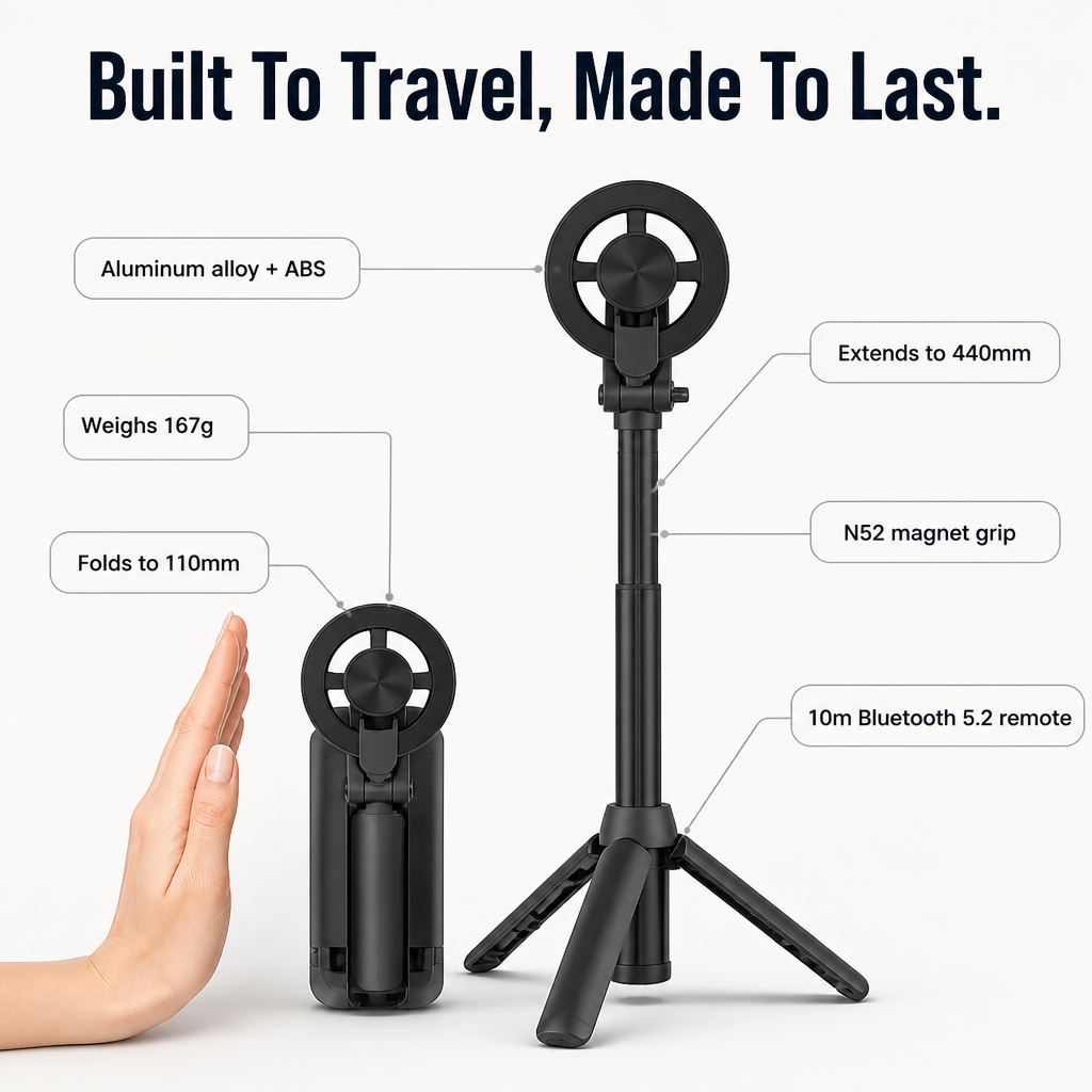 Magnetisches Smartphone-Stativ mit 4 Beinen